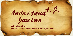 Andrijana Jamina vizit kartica